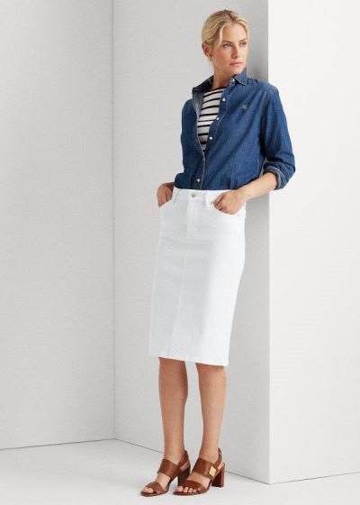 Women's Ralph Lauren Denim Skirts | 892310GNU